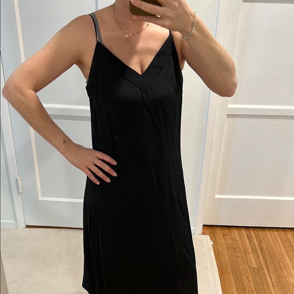Elegant Black Slip Dress